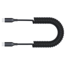 Double Ended Type C Scalable Charging Cable Deliver 60W-Black