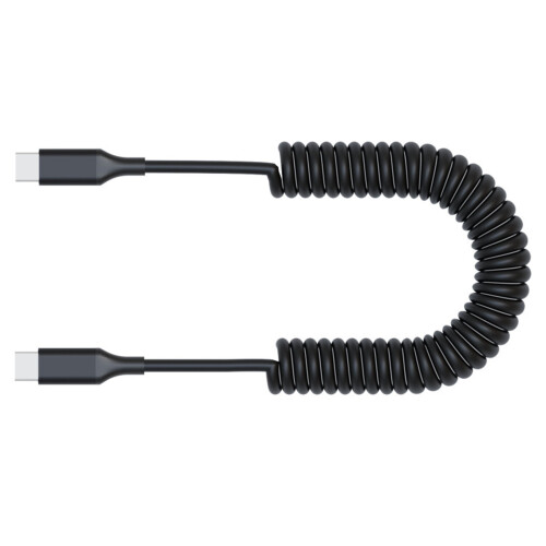 Double Ended Type C Scalable Charging Cable Deliver 60W-Black