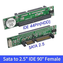 Konwerter portu IDE na SATA 2,5 cala IDE żeński 40-pinowy do portu 2,5 SATA żeński 1,5 Gb/s z obsługą ATA 133 100 HDD CD DVD