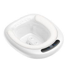 Electric Sitz Bath for Toilet with Adjustable Heat Control, Foldable Design, Postpartum and Hemorrhoid Relief