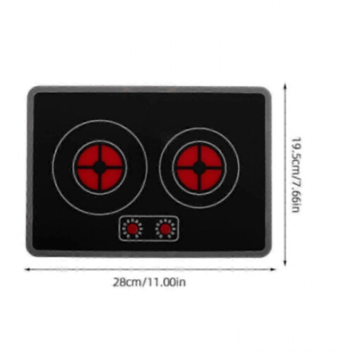 Realistic induction hob with lighting effects, kitchen toy, children's toy 1