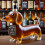 Μπουκάλι ουίσκι dachshund, αστείο μπουκάλι ουίσκι dachshund, γυάλινα μπουκάλια κρασι 2