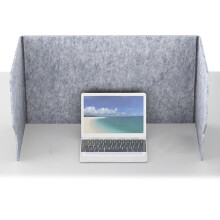 Acoustic Desk Divider Privacy Panel Freestanding NoiseReducing for Office/Classroom 60cm 23.6in
