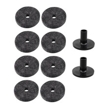 8Pack 2.5cm Cymbal Felt Pads for Drum Kit Accessories, AntiSkid Cushions, Stand Maintenance