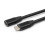 Predlžovací dátový kábel USB-C 3.1 samec na USB-C samica, nabíjací kábel, strieborný 4