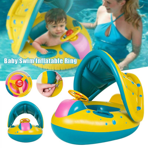 Φουσκωτό δαχτυλίδι κολύμβησης Sea Baby - Πλωτό κάθισμα πισίνας για μωρά, άνετο κ 1