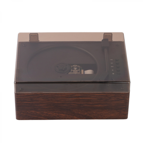 Ρετρό ηχείο Bluetooth με CD player σε στυλ βινυλίου - Φορητή επαναφορτιζόμενη συσκευ 1