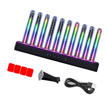 Dynamic USB Sound Reactive LED Light Bar for PC Setups and Car