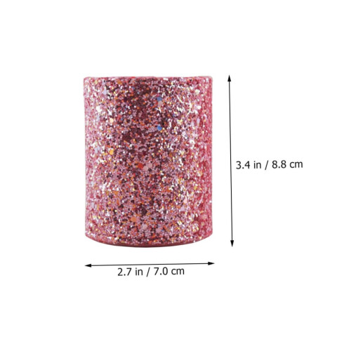 Pink Makeup Brush Holder Dust‑Resistant Multi‑Function Organizer for Vanity Desk 1