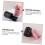 Pink Makeup Brush Holder Dust‑Resistant Multi‑Function Organizer for Vanity Desk 5