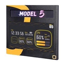 Écran IPSs de 7 pouces pour les PC des douanes, alimenté-Noir