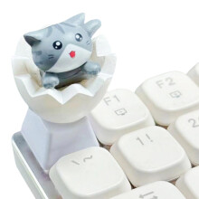 Capuchons de touches ESC en forme de chaton et de-Chaton gris
