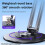 Foldable Tablet Bracket Stand Portable Tablet Bracket-Silver 2
