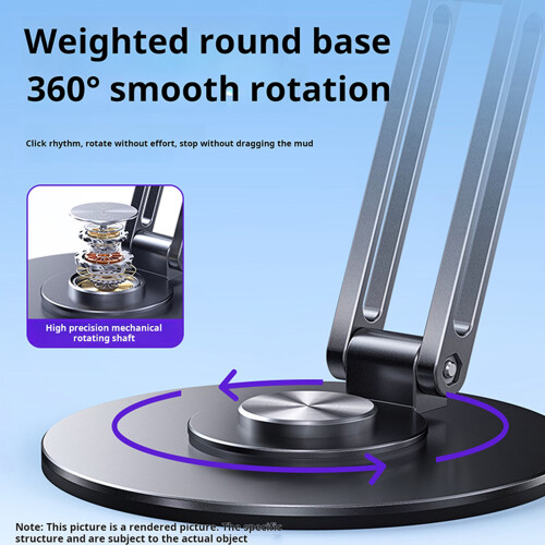 Foldable Tablet Bracket Stand Portable Tablet Bracket-Silver 1