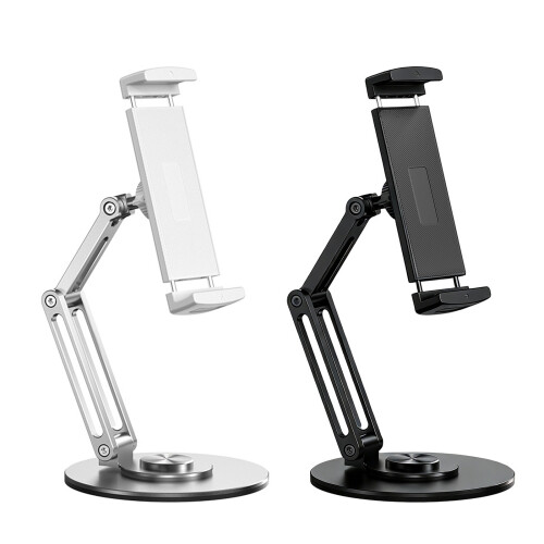 Foldable Tablet Bracket Stand Portable Tablet Bracket-Silver 2