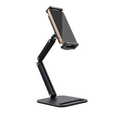 Cadre de Support de Table pliable, étagère d'apprentissage-Noir
