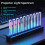 RGB's geluidgeactiveerd muziekritmelicht met 8 5
