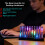 RGB's geluidgeactiveerd muziekritmelicht met 8 7