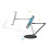 Ergonomic Tablets Computer Stand Foldable For Desk Work-Black 6