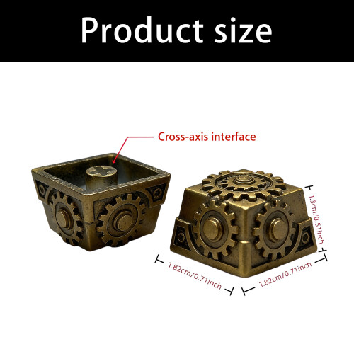 Premium Resin 3D Gear Keycap Elevates Keyboards With Industrial 2