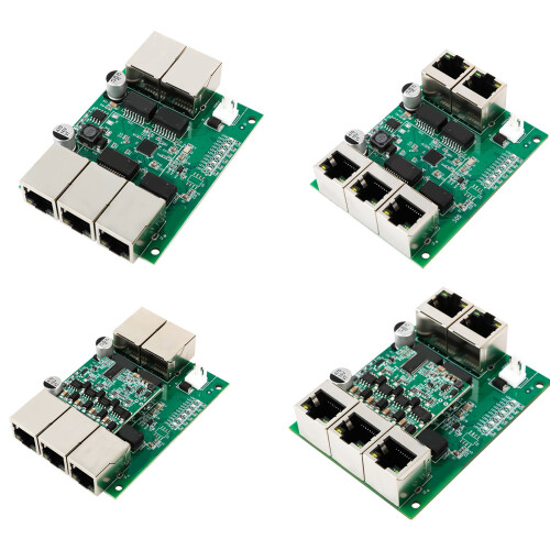Industrial 5 Port 10/100M Ethernet Switcher Module-With POE A 1