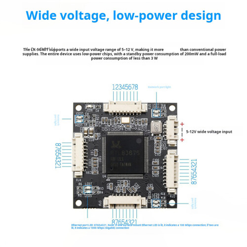 Space Saving 4 Port Gigabit Ethernet Switches For Data-A 1