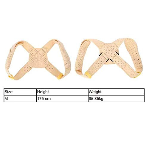 Adjustable Back Posture Corrector for Adults, Breathable Lightweight Support Brace for Daily Use 1