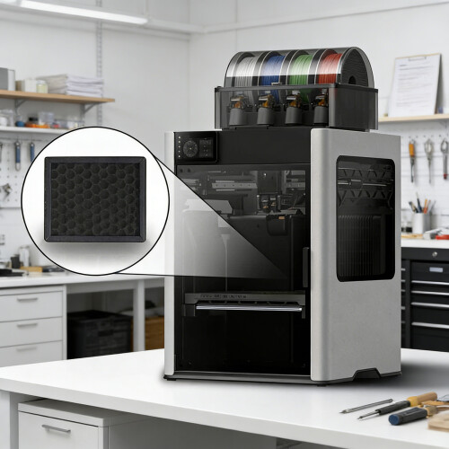 Verbeterd dubbellaags geactiveerd luchtfilter voor printers uit 1