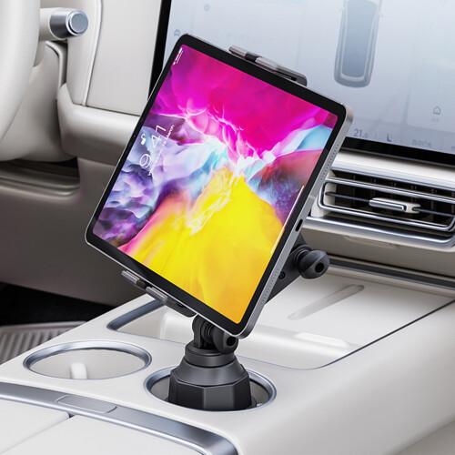 Auto-Getränkehalter, Tablet-Ständer mit Schnellverschluss und 2