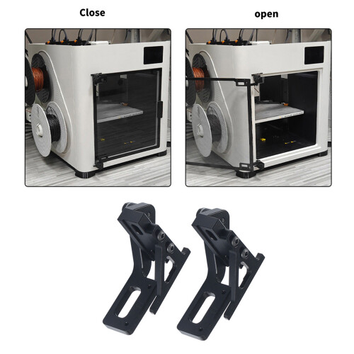 Robust Metal Hinge Plate Set For U1 Improved 3D Printer Door 1