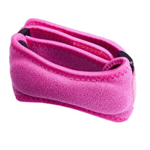 Adjustable Pink Patella Knee Strap Brace for Pain Relief, Running and Basketball Support