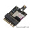 Ruimtebesparende M.2 A E-sleutel voor M.2 NVME-adapter met 7