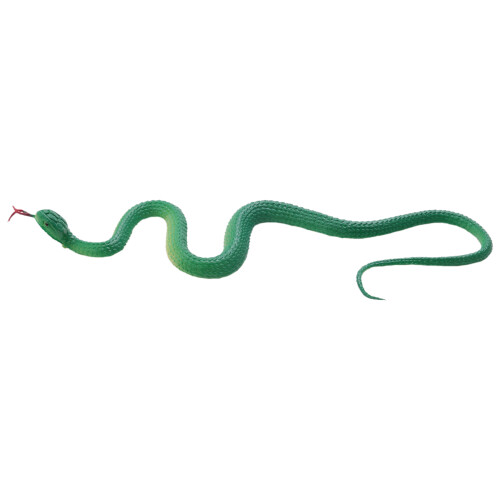 Serpent de Simulation en Caoutchouc Jouet d'Astuce - Vert