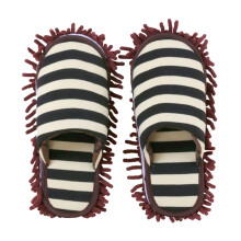 Microfiber Mop Slippers with Detachable Chenille Soles, AntiSkid Fit for Hands Floor Cleaning
