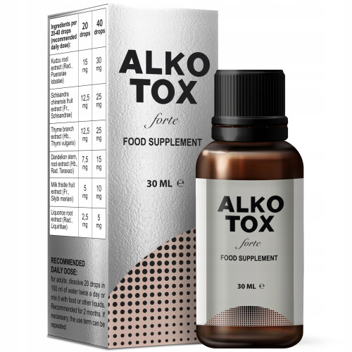 AlkoTox Forte | Ajutarea cu dependența de alcool