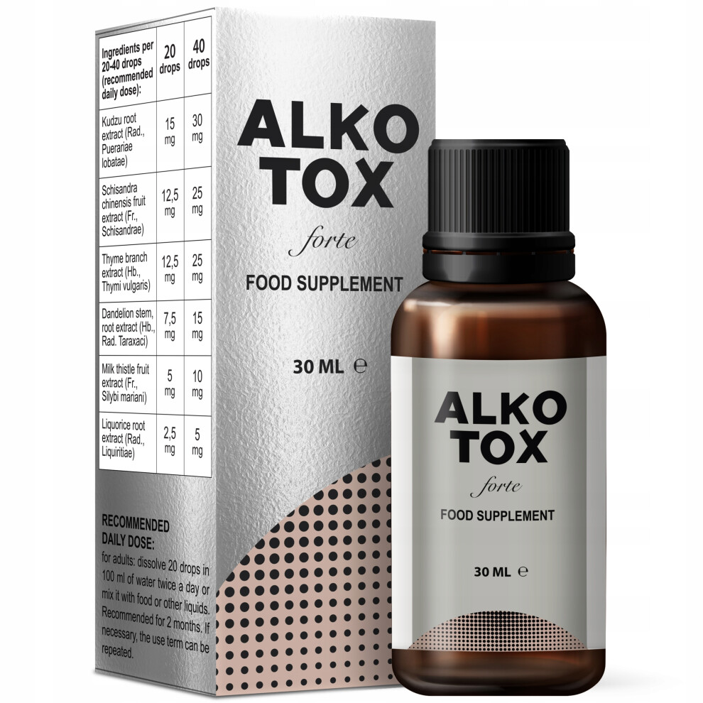 AlkoTox Forte | Helping with alcohol dependence
