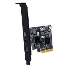 PCI-E X4 to Type-C Video Expansion Card Supports DP Video Desktop USB3.2 10G TYPE-C Port Monitor Dock Adapter Card