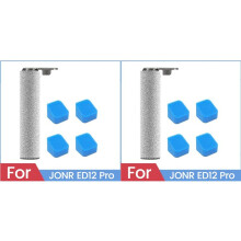 10PCS Roller Brush and Sponge Set for JONR ED 12pro Floor Scrubber Replacement Parts Main Brush Sponge