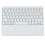 Tastiera Wireless Touchpad Tastiera  per PC Tablet Gaming Bianca 1