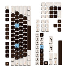 Capuchons de touches PBT minimalistes avec aspect céramique