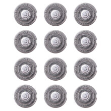 12 Pièces Séries Universel Argent FR6 Modèle Tête de Rasage Cutter Têtes de Rasoir Rasage Rasoir Lame de Rechange