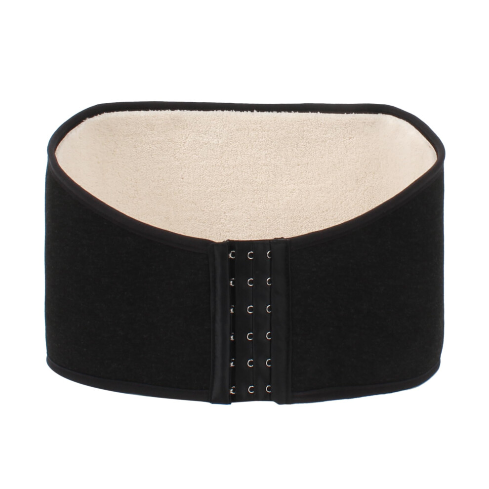 Unisex Cashmere Waist Warmer for Back Pain Relief, DoubleLayer Heat Retention Lumbar Support Belt