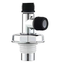 Universal Washing Machine Drain Hose Connector with AntiOverflow Seal and OdorBlocking Floor Drain Adapter