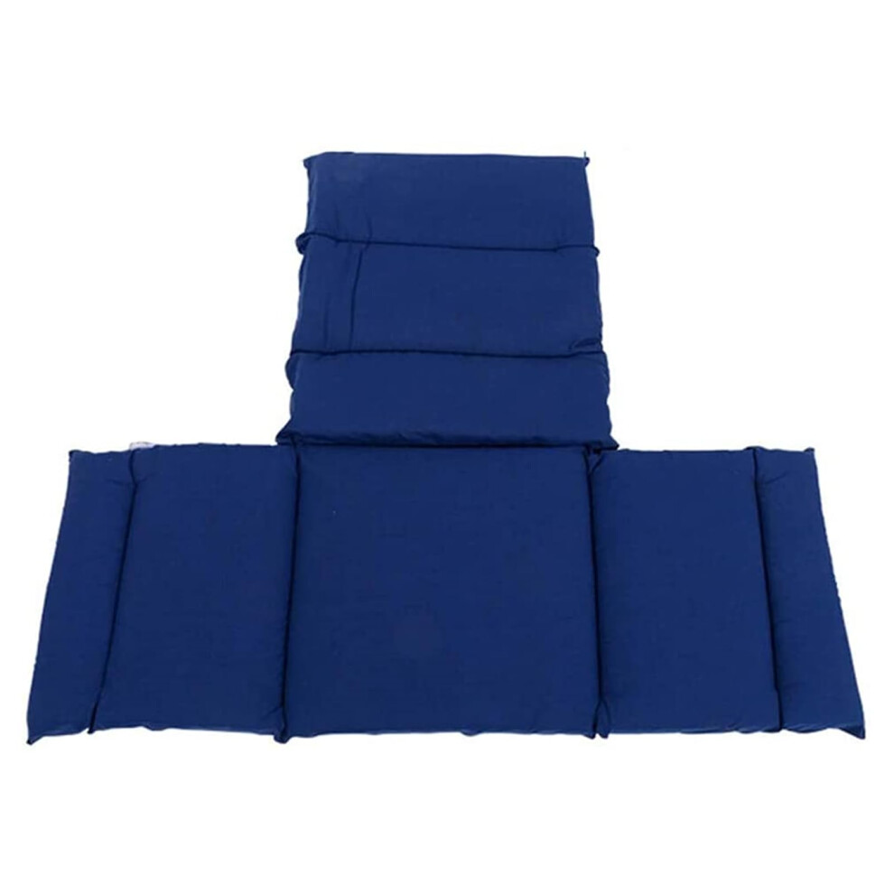 Blue Pressure Relief Wheelchair Cushion With Back Support, Ergonomic TâShape Design, Washable Cover,