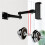 2X Folding Wall-Mounted Mobile Phone Tablet Holder Angle Adjustable Stretch Wall-Mounted Cantilever Tablet Holder 7
