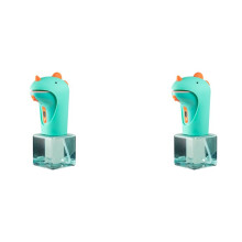 2X Automatische Zeepdispenser Touchless Hand Zeepdispenser voor Kinderen Leuke Dinosaurus Schuimdispenser voor Badkamer aanrecht EEN