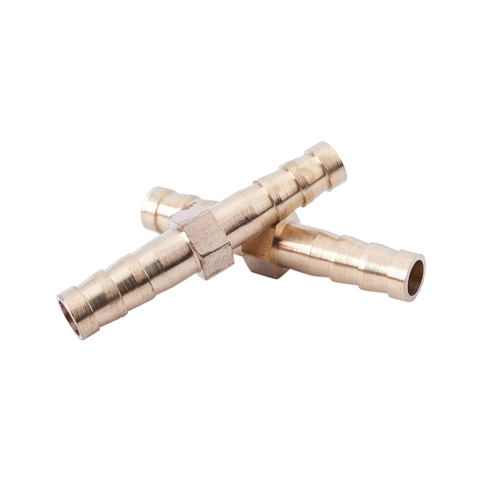 40 Pieces Brass 6 Mm Straight For Hose Quick Coupling, Golden 6034088870785