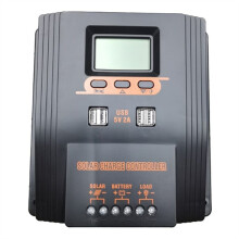 Regolatore di Carica Solare MPPT/PWM Regolatore del Pannello Solare 60A Display LCD Varie Modalità di Controllo del Carico
