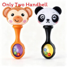 (Monkey Panda)Baby Rattle With Multicolor Design For Cognitive And Handeye Coordination