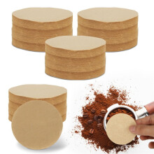 1600PCS Coffee Filter Replacement Paper,Unbleached Round Unbleached Tea Filter Cap,DIY Espresso Cloth Filter Screen 64mm